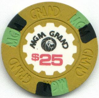 Las Vegas MGM Grand $25 Casino Chip