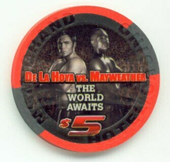 MGM Grand De La Hoya & Mayweather $5 Casino Chip