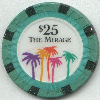 Mirage $25 Casino Chip