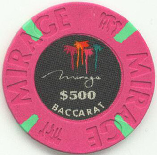 Las Vegas Mirage $500 Baccarat Casino Chip