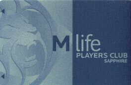 MGM Resorts Mlife Sapphire Slot Club Card