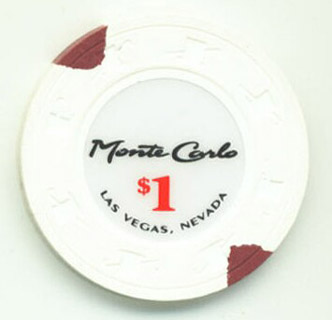 Monte Carlo Hotel New Released 2011 $1 Casino Chip