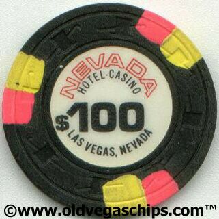 Nevada Hotel $100 Casino Chip 