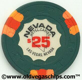 Nevada Hotel $25 Casino Chip