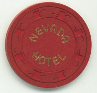 Nevada Hotel Red Roulette Casino Chip