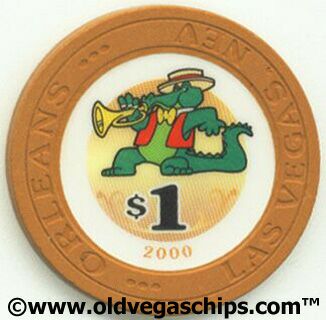 Orleans Casino 2000 $1 Casino Chip