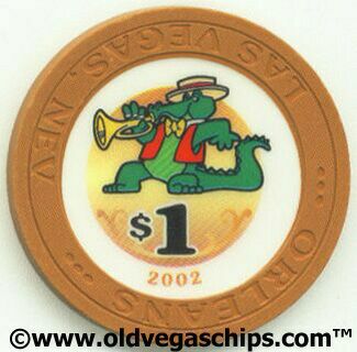 Orleans Casino 2002 $1 Casino Chip