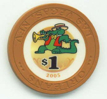 Las Vegas Orleans Casino 2005 $1 Casino Chip