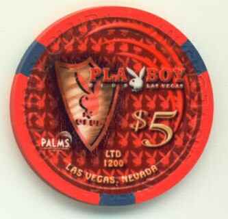 Palms Playboy Club 5th Anniversary 2011 $5 Casino Chip