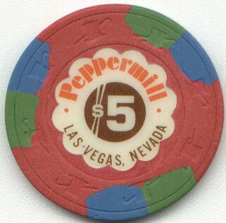 Las Vegas Peppermill $5 Casino Chip