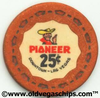 Las Vegas Pioneer Club 25¢ Casino Chip