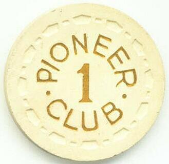 Pioneer Club Early Roulette Casino Chip
