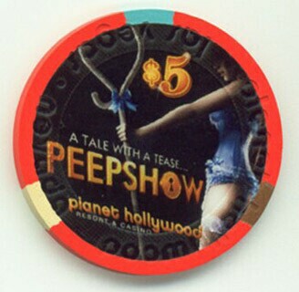 Planet Hollywood Peepshow $5 Casino Chip