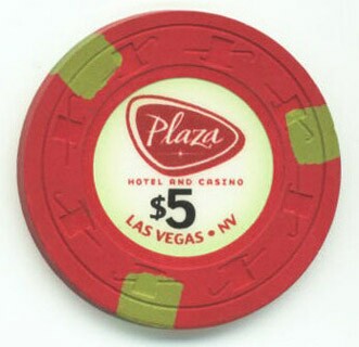 Plaza Casino $5 Casino Chip 