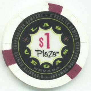 Las Vegas Plaza Casino $1 Casino Chip