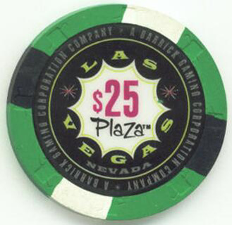 Las Vegas Plaza $25 Casino Chips