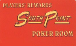 South Point Poker Room Card