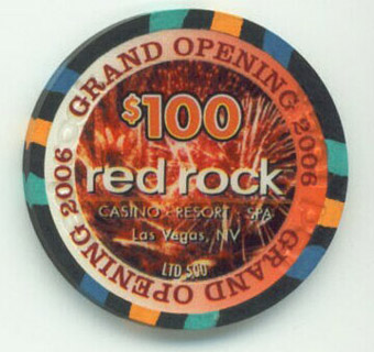 Red Rock Station Casino Grand Opening $100 Casino Chip 