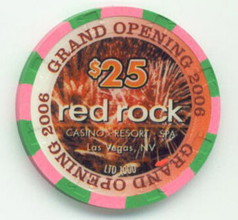 Red Rock Station Casino Grand Opening $25 Casino Chip 