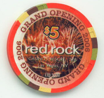 Red Rock Station Casino Grand Opening $5 Casino Chip 