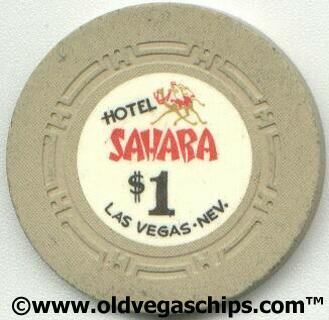 Las Vegas Sahara Hotel $1 Casino Chip