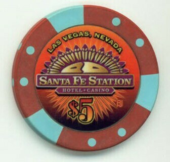 Santa Fe Station First Issue $5 Casino Chip
