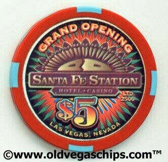 Santa Fe Station Grand Opening $5 Chip