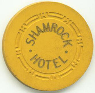 Las Vegas Shamrock Hotel $5 Casino Chip