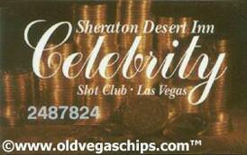 Las Vegas Desert Inn Casino Celebrity Slot Club Card 