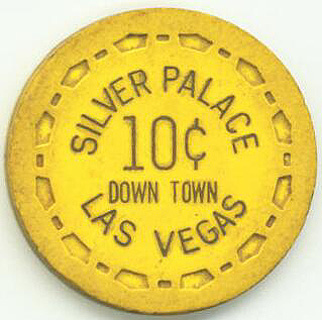 Las Vegas Silver Palace 10¢ Poker Chips