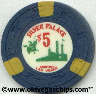 Las Vegas Silver Palace $5 Casino Chips