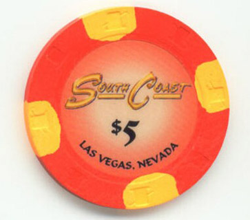 Las Vegas South Coast Casino $5 Casino Chip