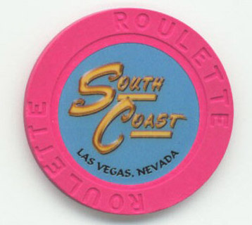 South Coast Casino Red Roulette Chip