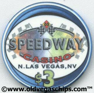 Las Vegas Speedway Casino $3 Casino Chip