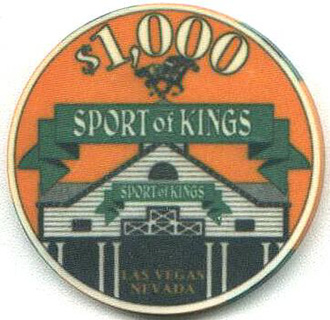 Las Vegas Sport of Kings $1000 Casino Chips