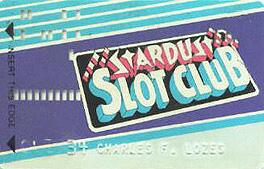 Stardust Casino Slot Club Card