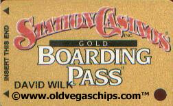 Station Casinos Boarding Pass Gold Slot Club Card