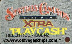 Station Casinos Platinum Xtra PlayCash Slot Club Card
