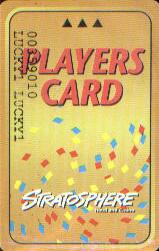 Las Vegas Stratosphere Tower Lucky Slot Club Card