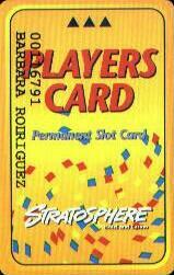 Las Vegas Stratosphere Tower Introductory Slot Club Card
