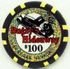 Bugsy's Hideaway $100 Poker Chip