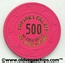 Caesars Palace $500 Casino Chip