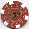 Desert Palace $5 Poker Chip