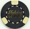 Fabulous Las Vegas Black Poker Chip