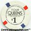 Four Queens $1 Casino Chip