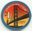 Golden Gate $1 Casino Chip