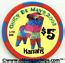 Harrah's Cinco De Mayo 2003 $5 Casino Chip