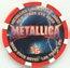 Hard Rock Metallica $5, $25, $100 Casino Chips