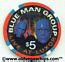 Luxor Blue Man Group $5 Casino Chip
