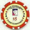 Poker Tournament $5 Poker Chip